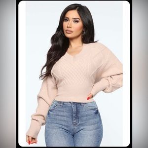 Crop sweater